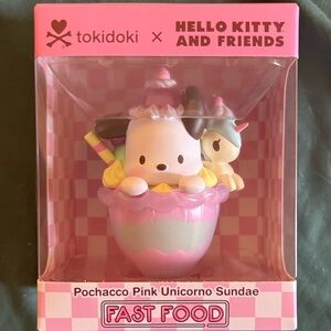 Tokidoki x Hello Kitty and Friends Pochacco Pink Unicorno Sundae 3.5” Figurine